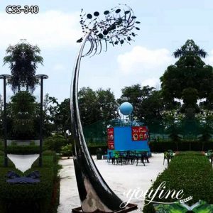 Modern Large Metal Kinetic Outdoor Sculpture for Sale