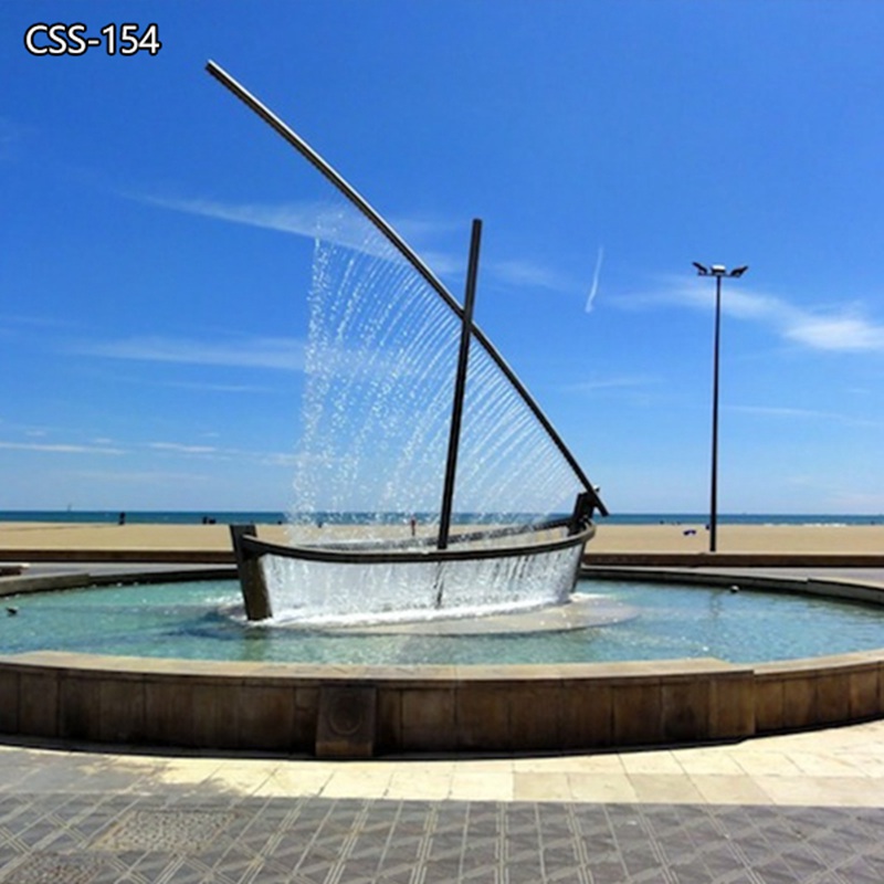 sailboat water fountain