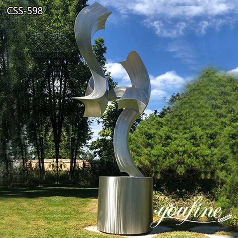 Contemporary Abstract Sculpture Stainless Steel Art-YouFine Sculpture