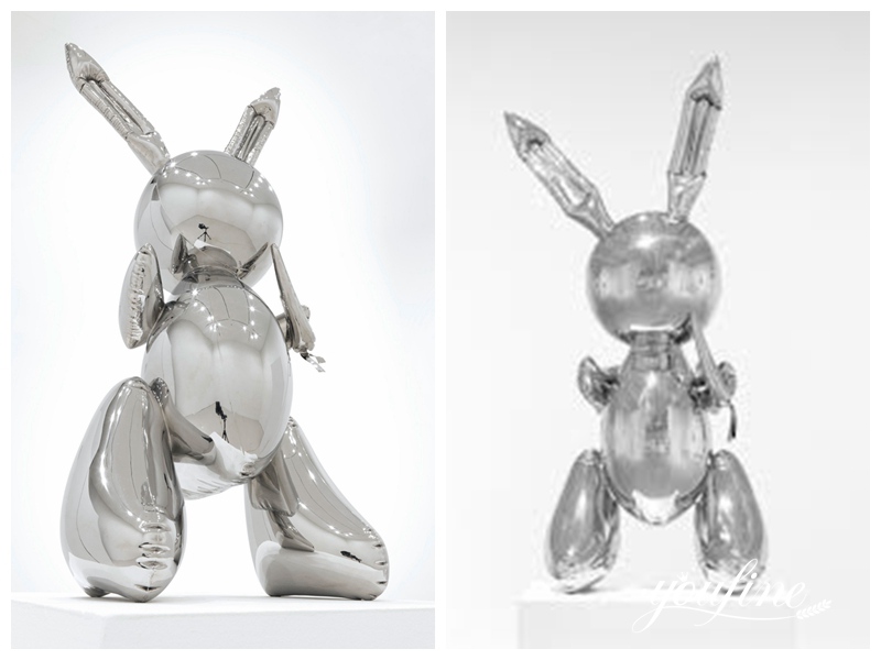 Stainless Steel Rabbit Sculpture - YouFine Sculpture (2)