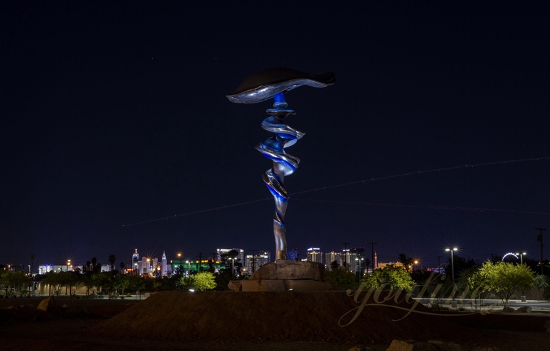 Mesmerizing Metal Landmark Sculpture Dream Machine