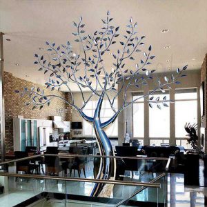 Modern Outdoor Metal Tree Sculpture Park Decor for Sale CSS-140