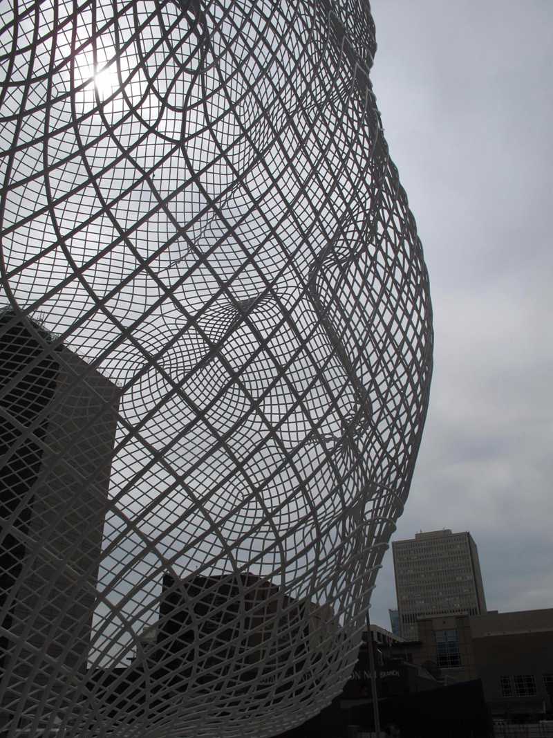 Wonderland Public Stainless Steel Wire Mesh Sculpture for Sale