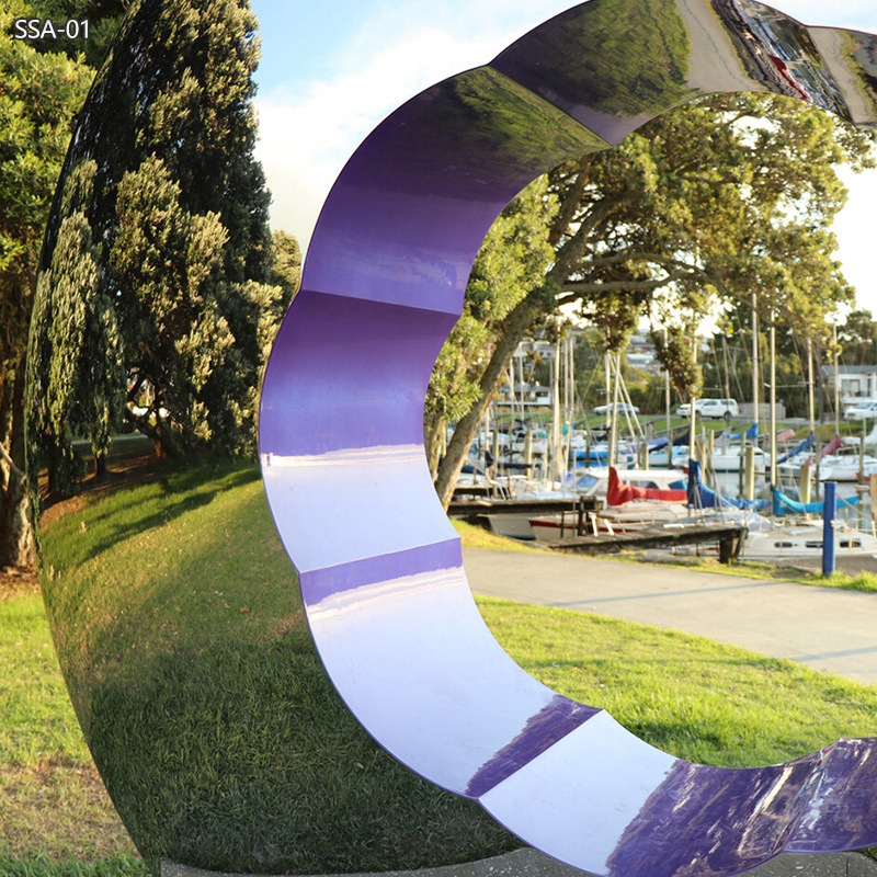 Beacon Mirror Polished Stainless Steel Public Sculpture for Park