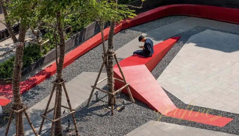 Stainless Steel Landscape Benches Redefining Urban Aesthetics