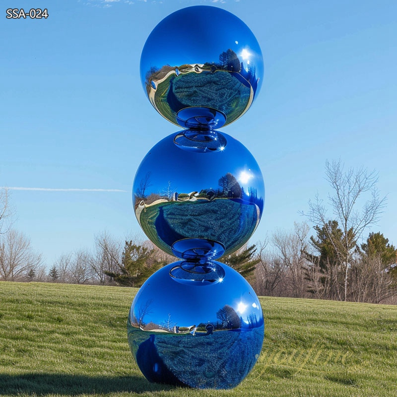 Custom Garden Stainless Steel Sphere Sculpture