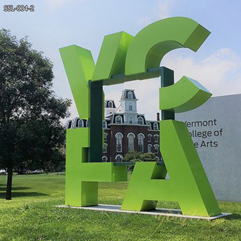 Customized Modern Art Letter Sculpture Direct Factory