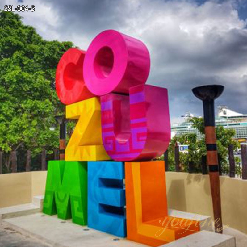 Customized Modern Art Letter Sculpture Direct Factory