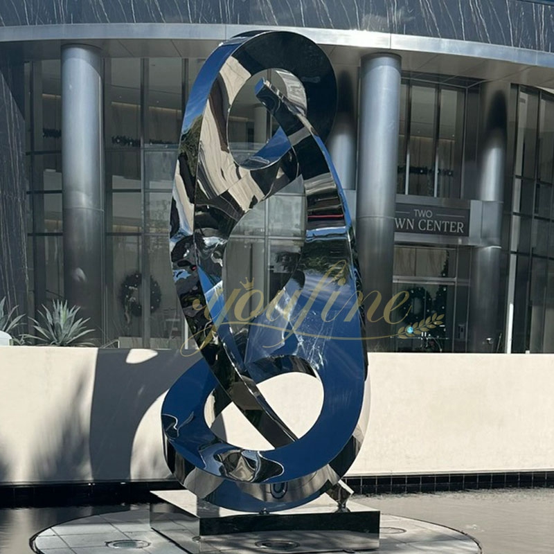 Large Stainless Steel Outdoor Sculpture for Sale CSS-159