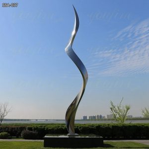 Large Outdoor Modern Steel Sculpture for Sale