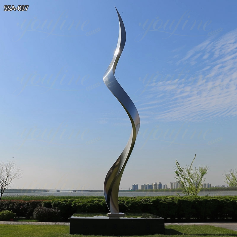 Large Outdoor Modern Steel Sculpture for Sale