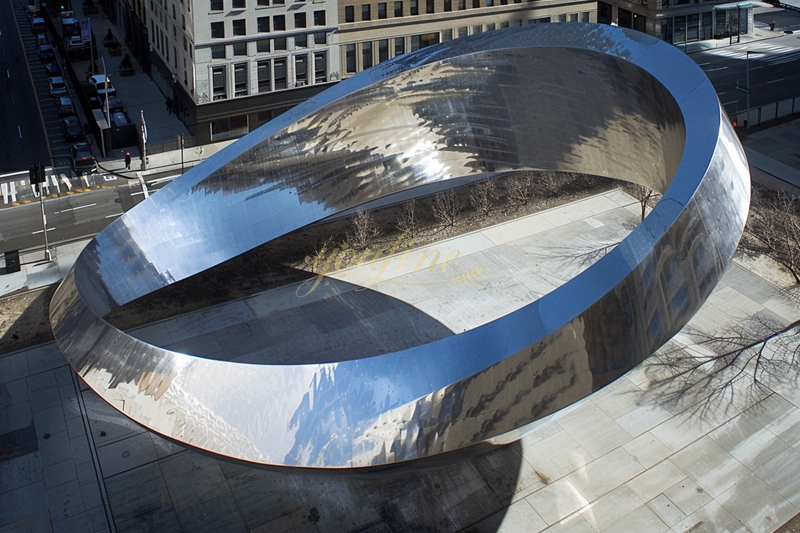 Ring City Art Stainless Steel Sculpture