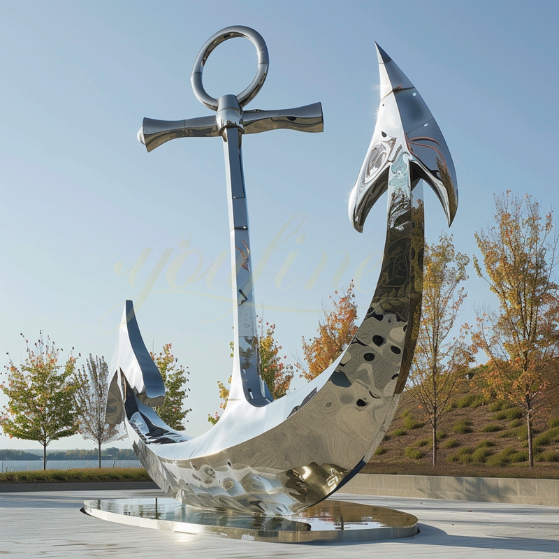 Stainless Steel Anchor Sculpture