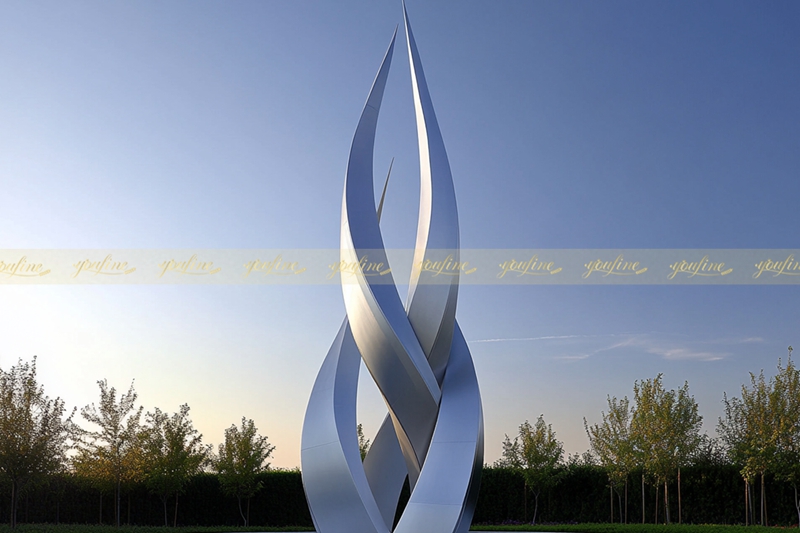 monument stainless steel sculpture