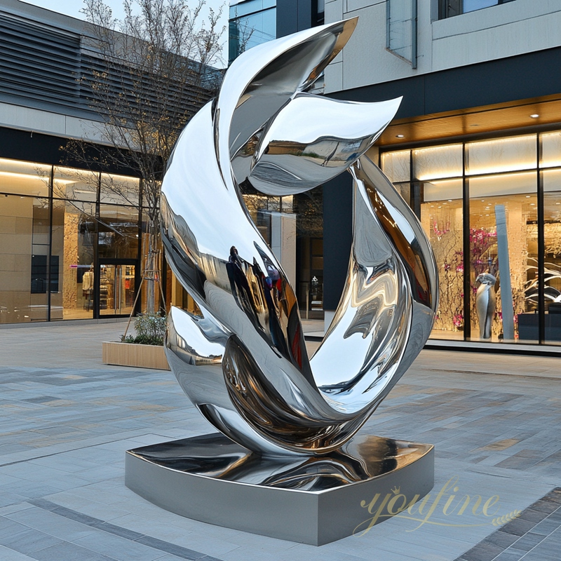 Commercial Center Stainless Steel Sculpture