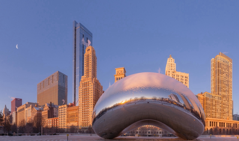 Cloud Gate Sculpture - Chicago, USA