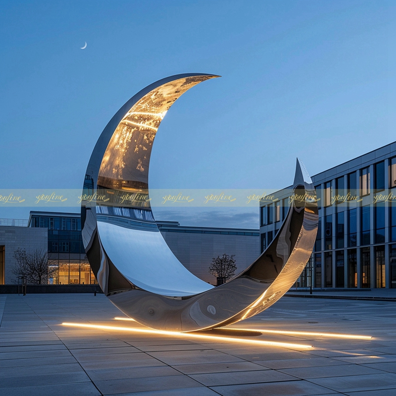 Crescent Moon Sculpture