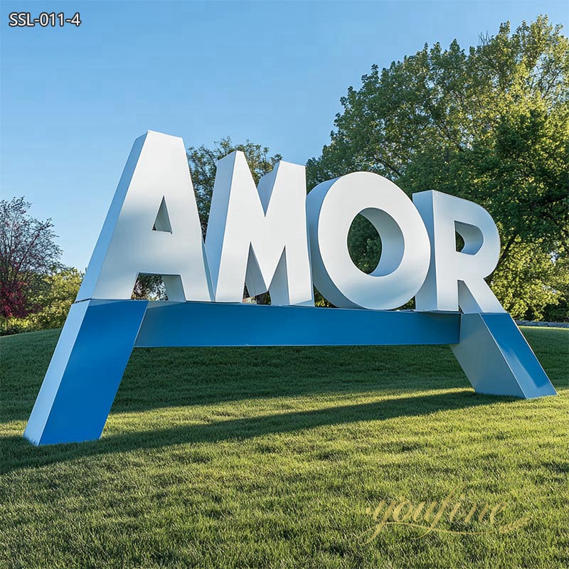 Modern White Amor Sculpture