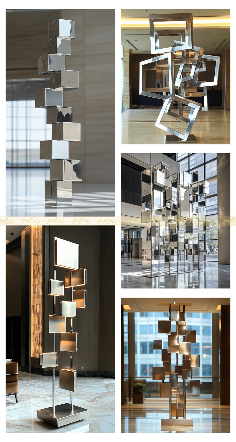 Cube Blocks Sculpture 