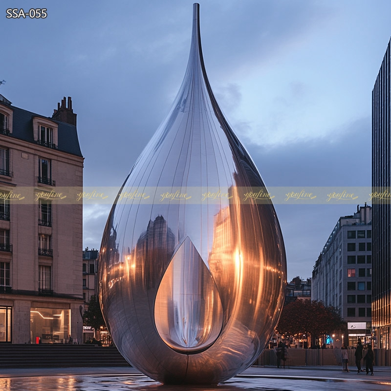 Large Water Drop Sculpture