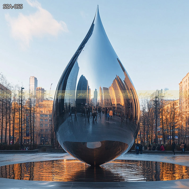 Large Water Drop Sculpture