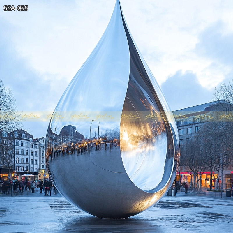 Large Water Drop Sculpture