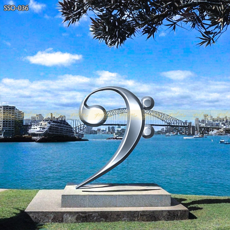 Stainless Steel Music Note Sculpture Wholesale - Music Sculpture - 4