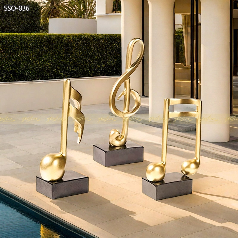 Stainless Steel Music Note Sculpture Wholesale - Music Sculpture - 1