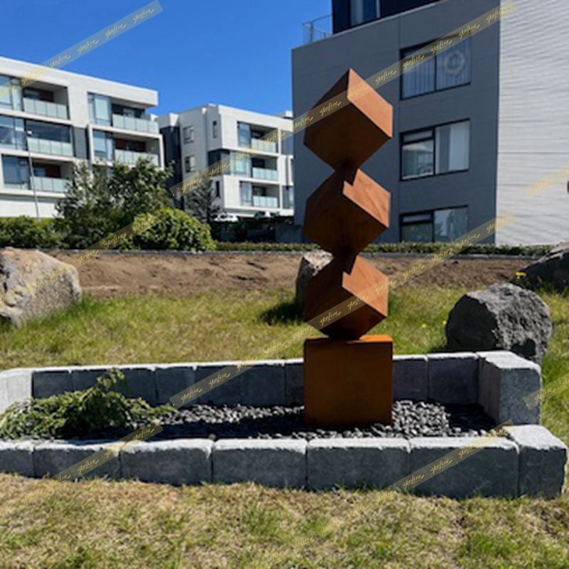 corten steel sculpture 