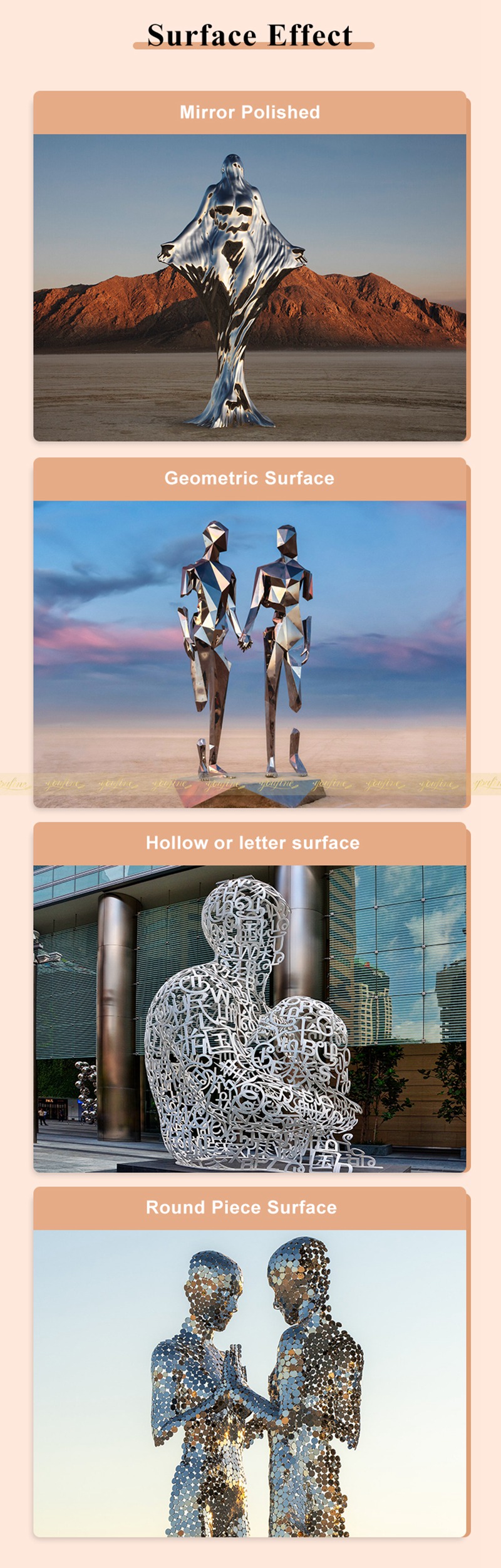 stainless steel figure statue 