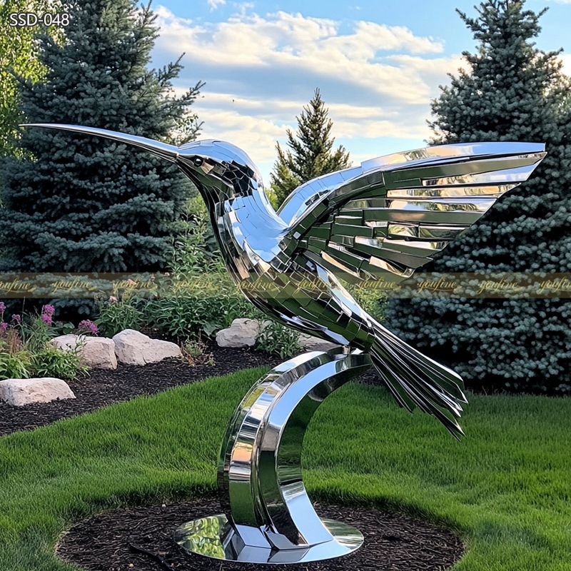 stainless steel Hummingbird Sculpture