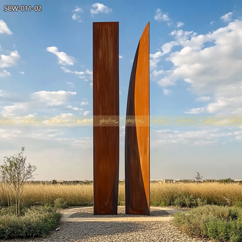 Corten Steel Plate Sculpture