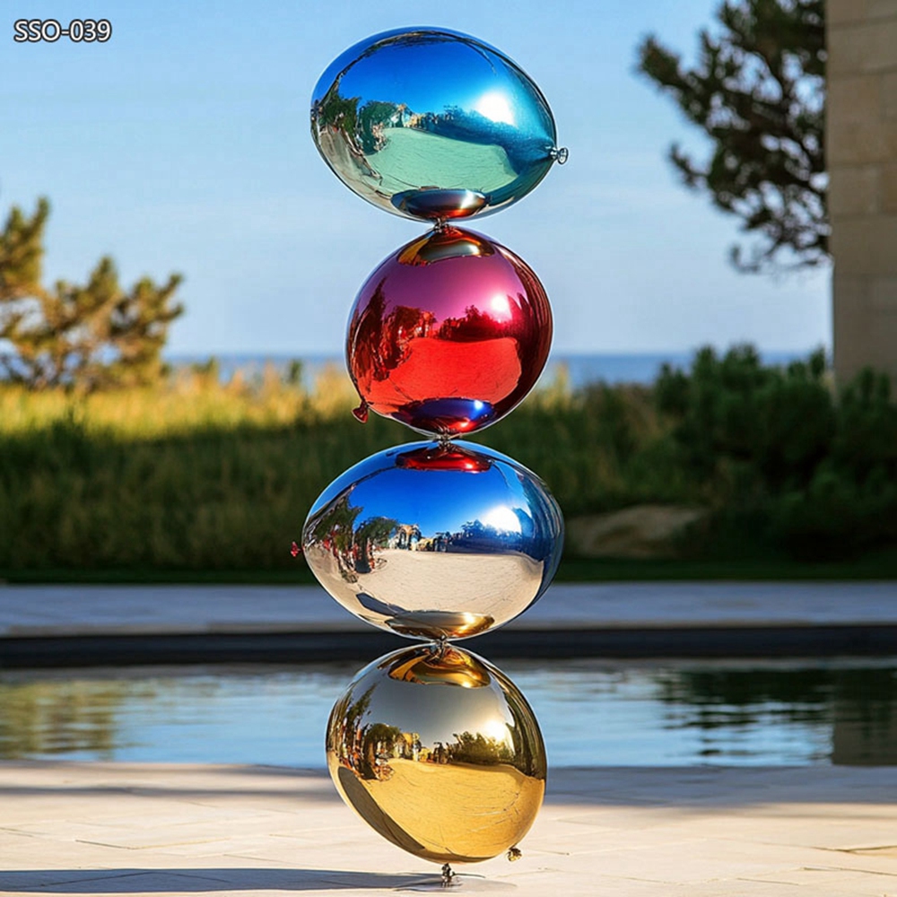 outdoor Metal Balloon Sculpture