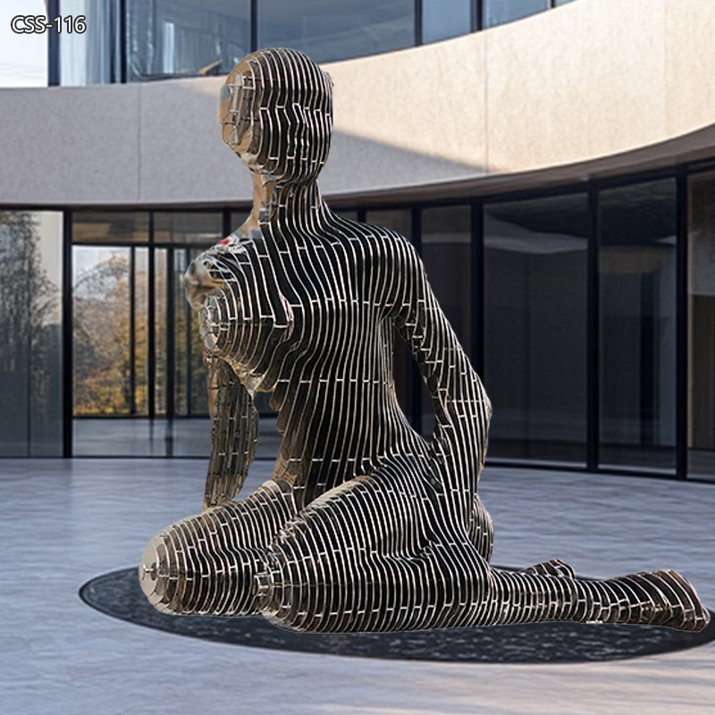 Modern Giant Metal Isabelle Disappearing Sculpture for Outdoor CSS-116