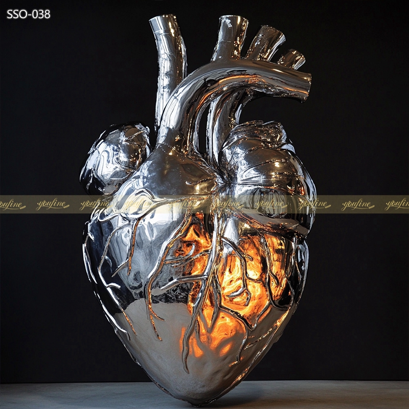 Anatomical Realistic Heart Sculpture