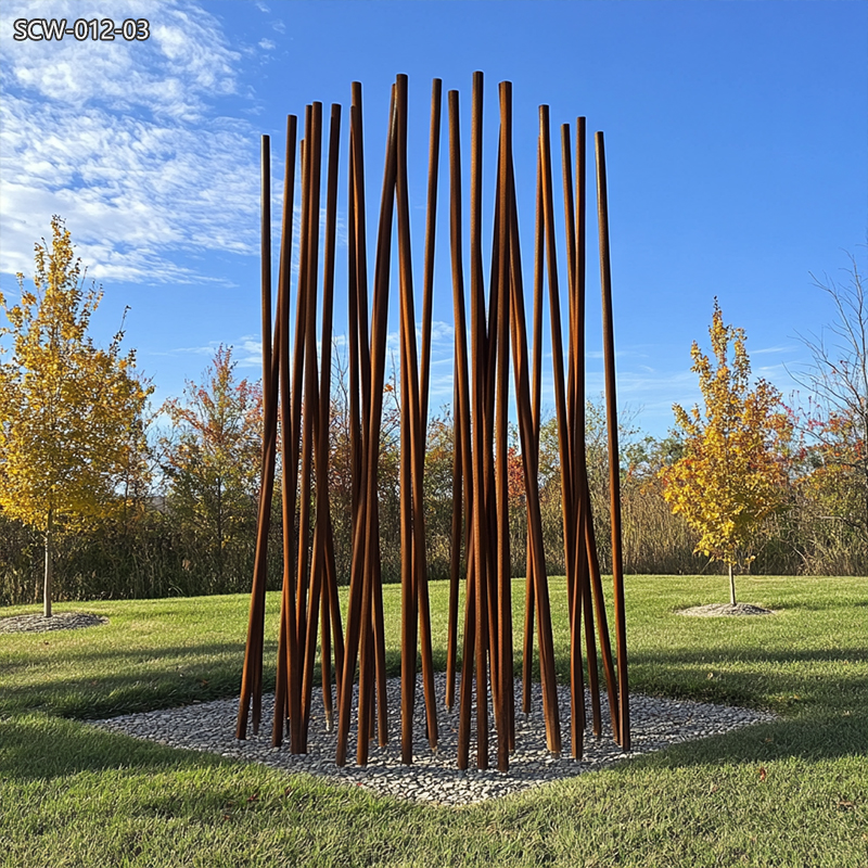 art steel Rod Sculptures