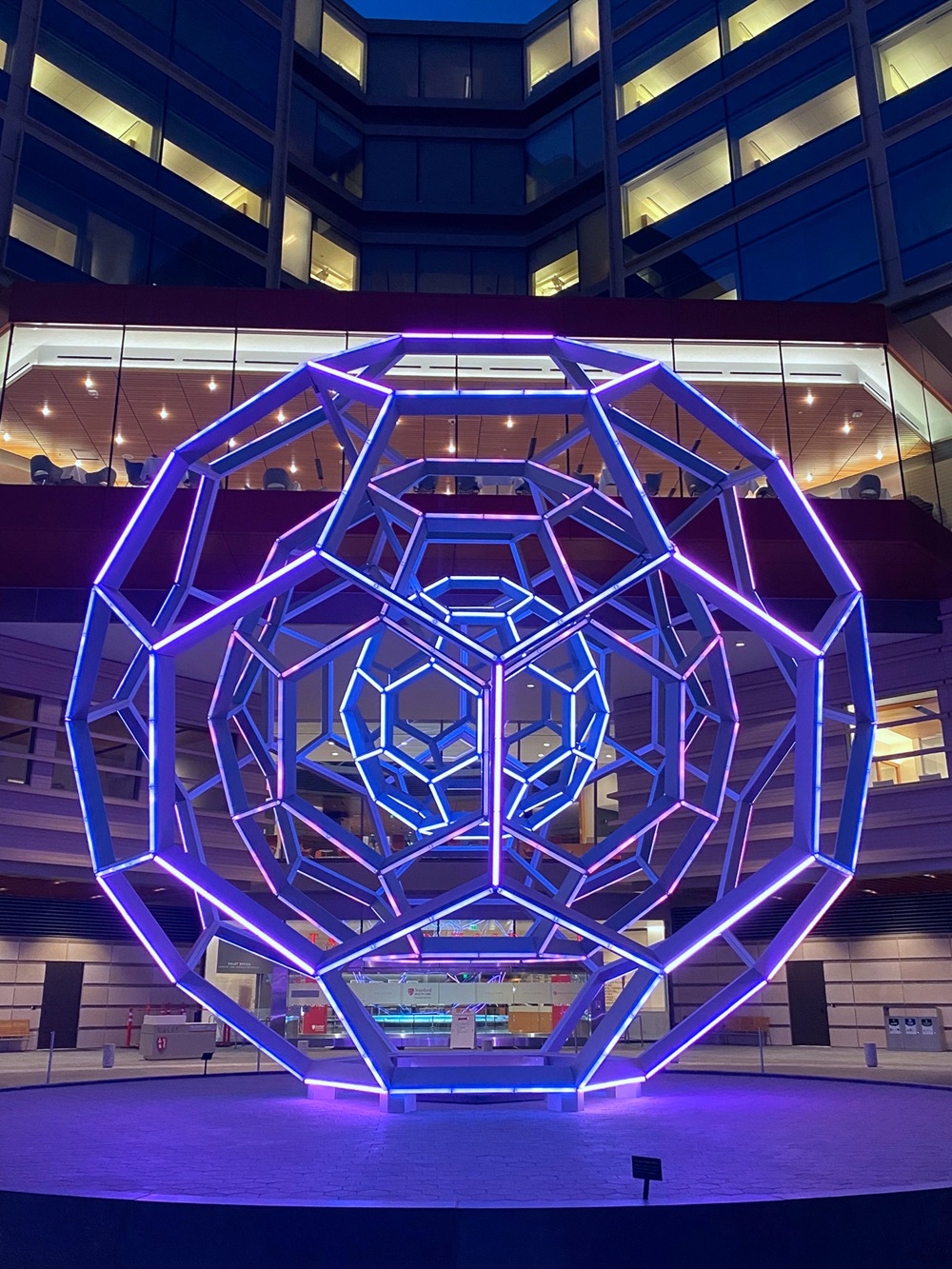 lighting Buckyball Sculpture