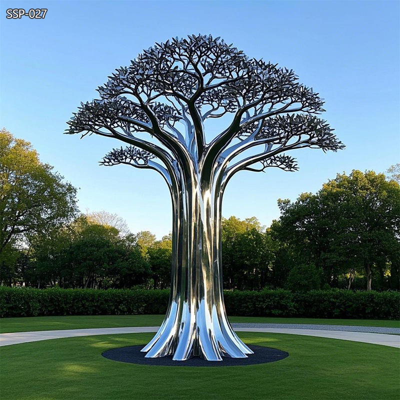 large modern Baobab Tree Sculpture