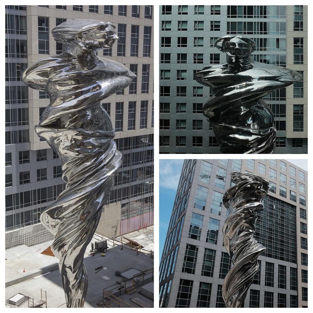 stainless steel mirror polish venus sculpture